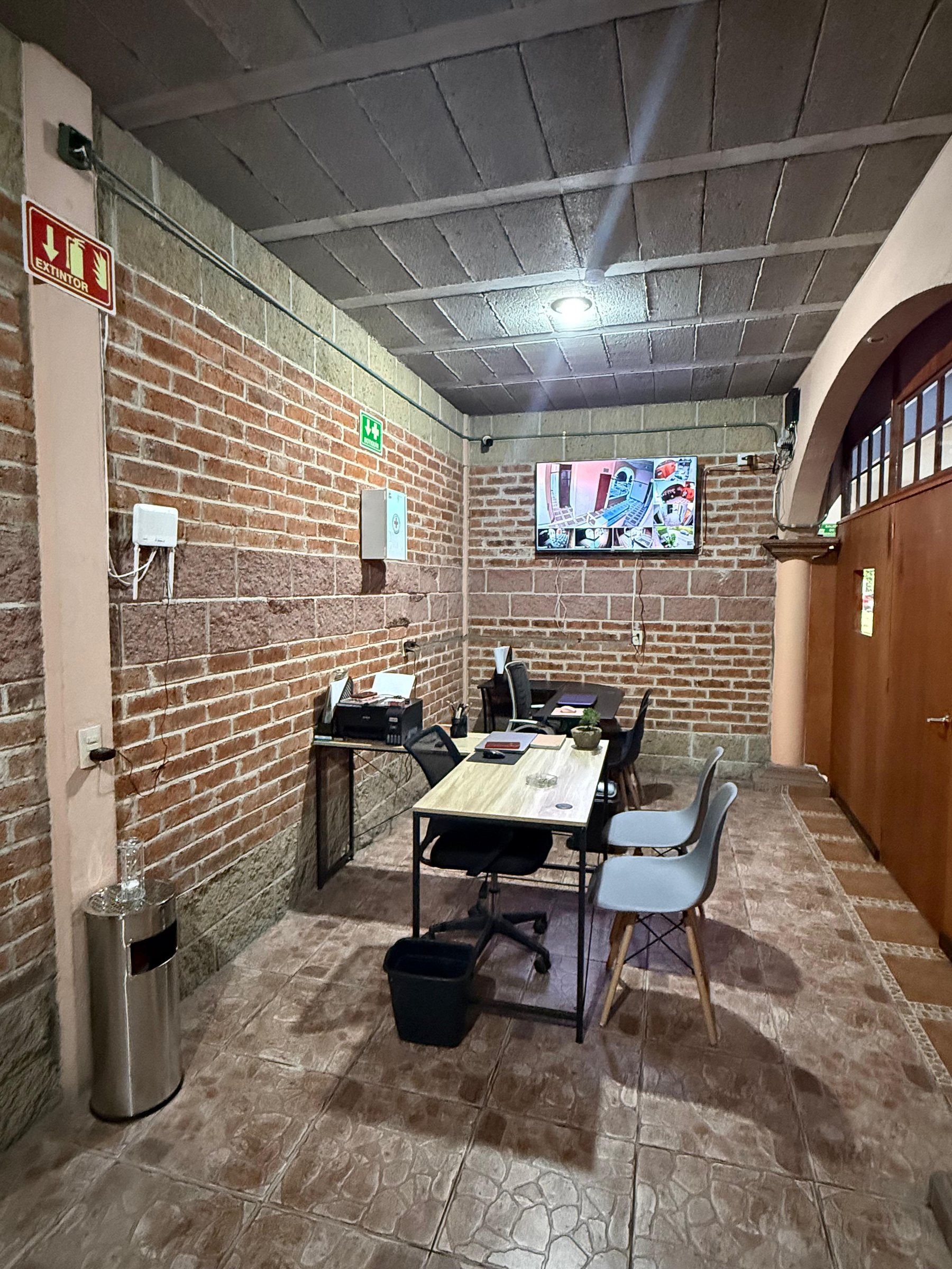 Área de atención dentro de las instalaciones